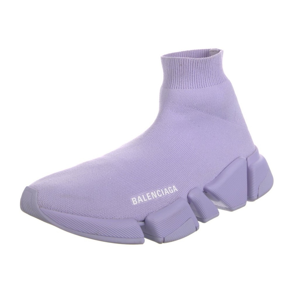 Balenciaga Women's Lilac Sock Sneakers - Picture 2 of 7